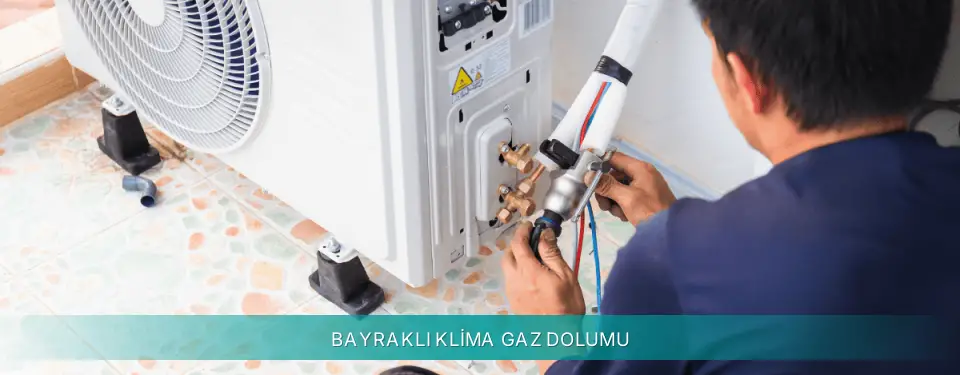 Bayraklı İlçemi Siemens Klima Gaz Dolumu